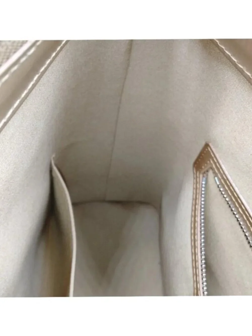 Authentic Louis Vuitton Stockton Monogram Mat Tote Bag Gold Leather Shoulder Bag